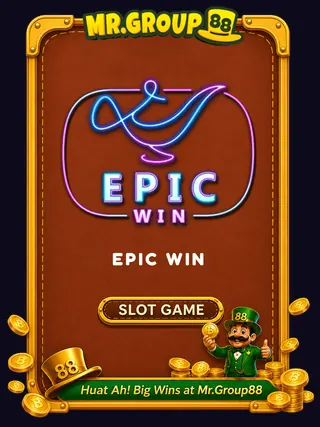 Epic Win game provider card at MrGroup88 - mrgroup88my.io